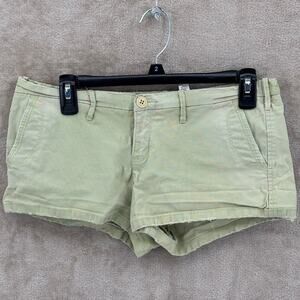 Abercrombie &‎ Fitch Shorts Womens 8 Green Micro Mini Booty Festival Beach Y2K